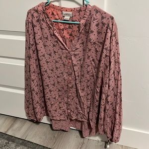Long sleeve western blouse